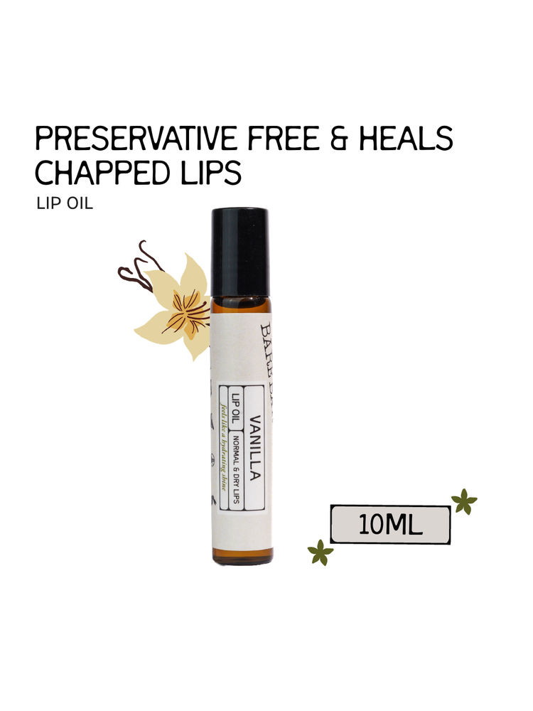 The Bare Bar Vanilla Lip Oil - Deep Nourishment with Natural Oils for Soft Lips-picture-19