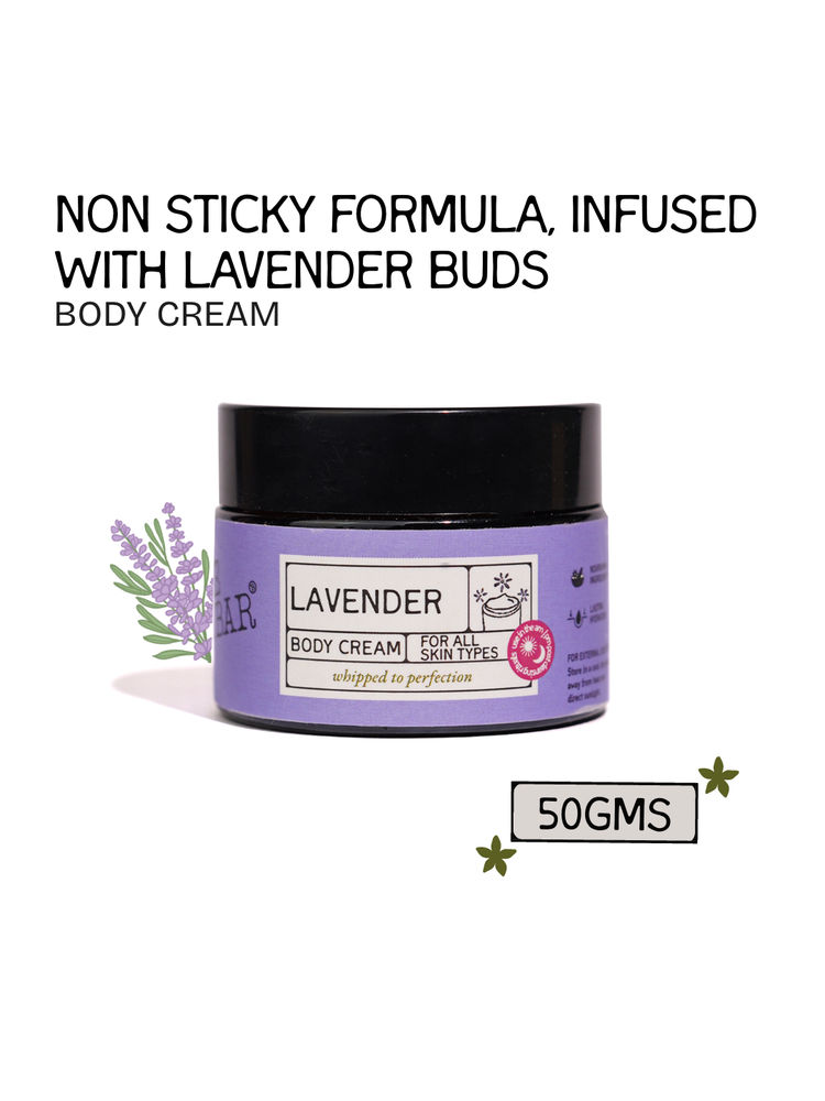 The Bare Bar Lavender Body Cream Floral Sweet Scent with Sandalwood & Lavender-image-7