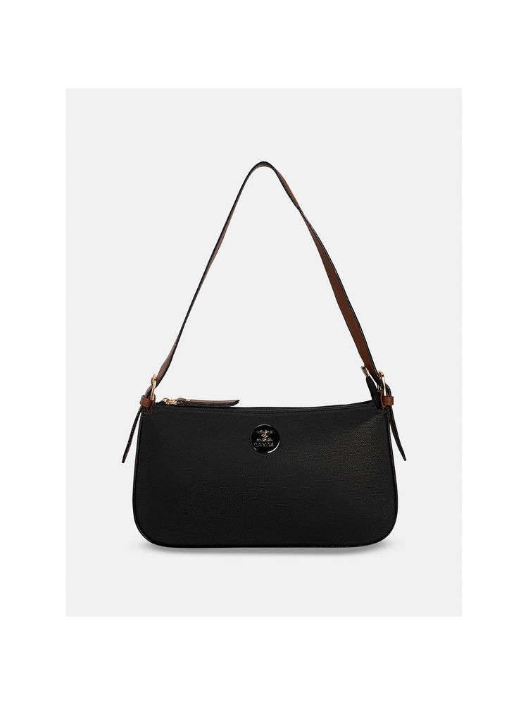 ESBEDA Black Color Classic Draymilk Handbag For Women (M)