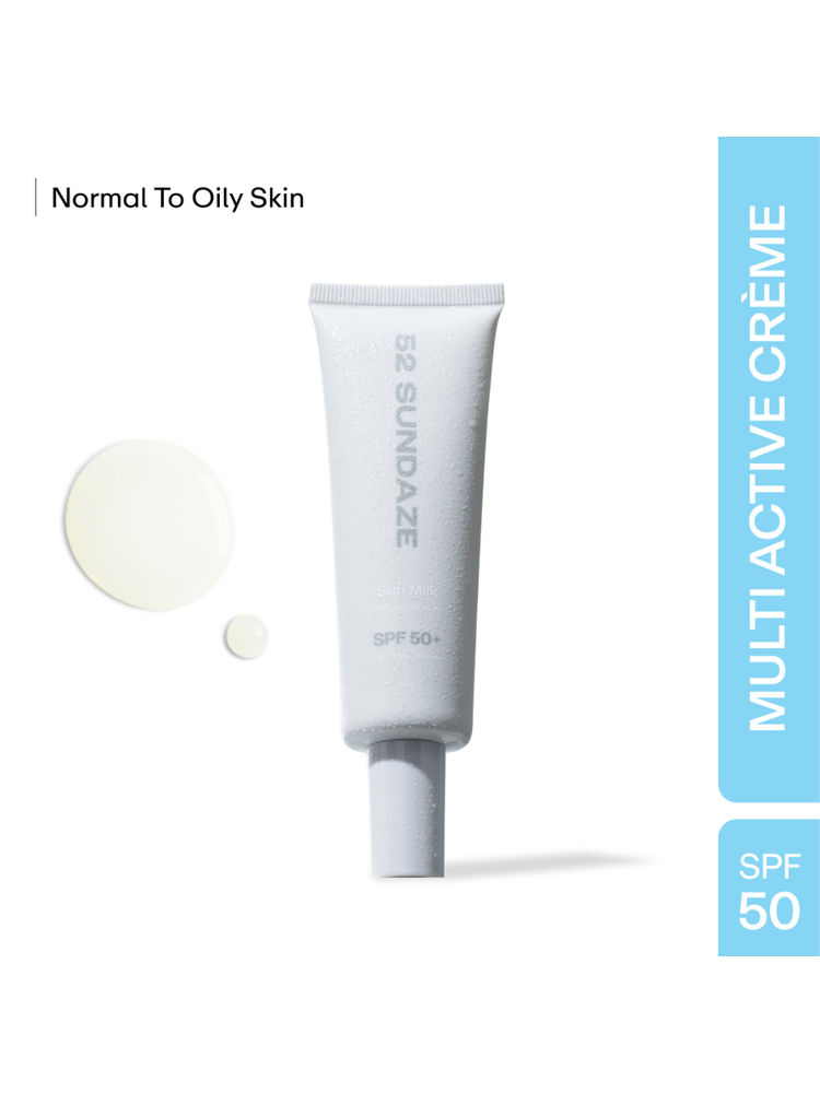52 Sundaze SPF 50 Sun Milk - Multi Active Creme Sunscreen-image-31