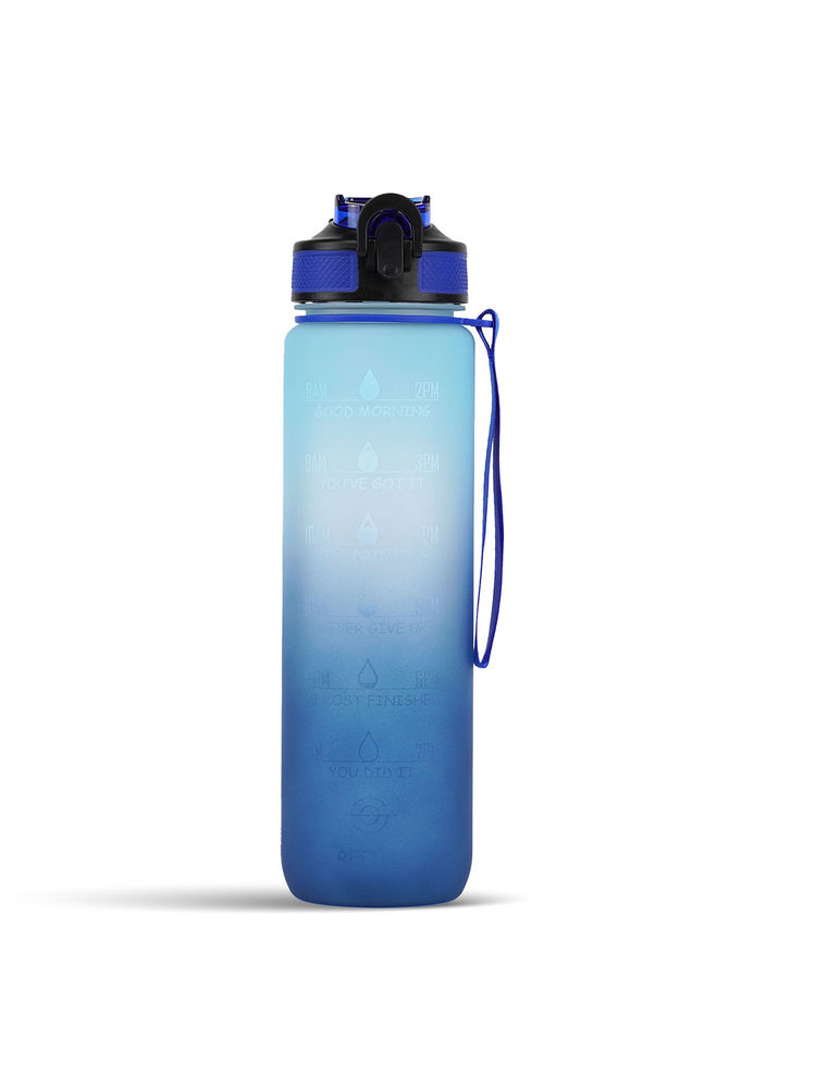 Solara Motivational Water Bottle Blue Wave 1Liter Multicolor-image-15