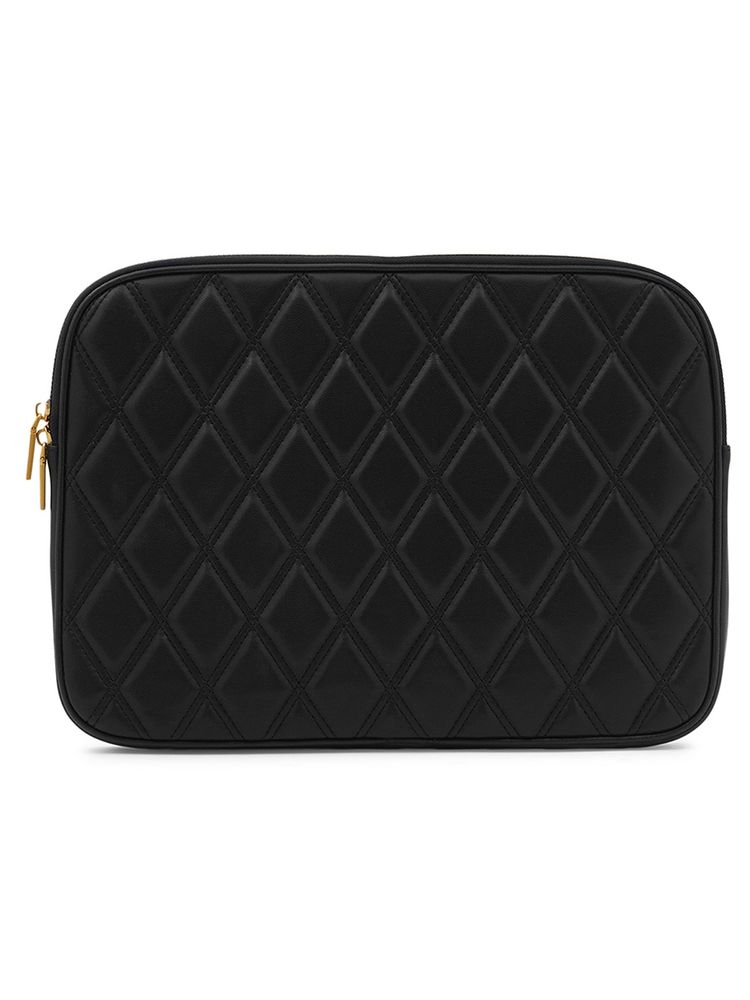 MIRAGGIO Unisex Black Lena 14 Inches Padded Laptop Sleeve (L)-picture-25