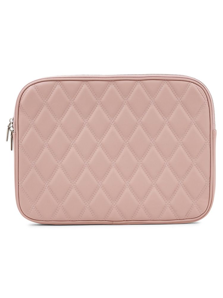 MIRAGGIO Unisex Pink Lena 14 Inches Padded Laptop Sleeve (L)-picture-13