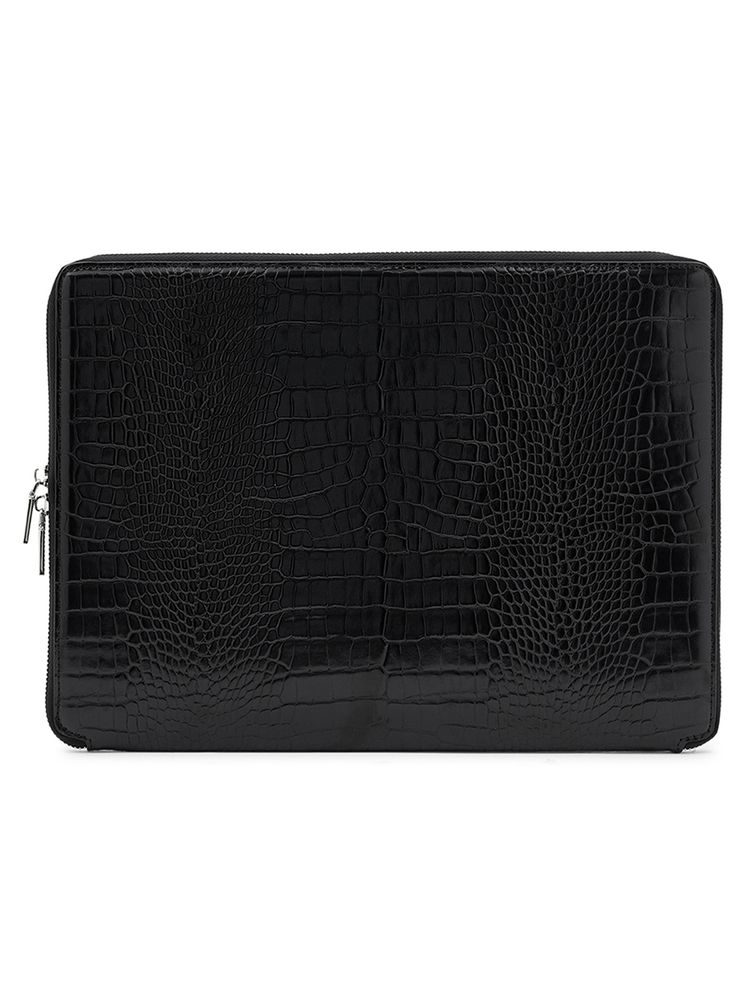 MIRAGGIO Unisex Black Terry 14 Inches Laptop Sleeve (L)-picture-26