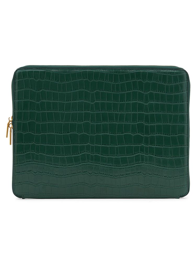 MIRAGGIO Unisex Green Terry 14 Inches Laptop Sleeve (L)-image-25