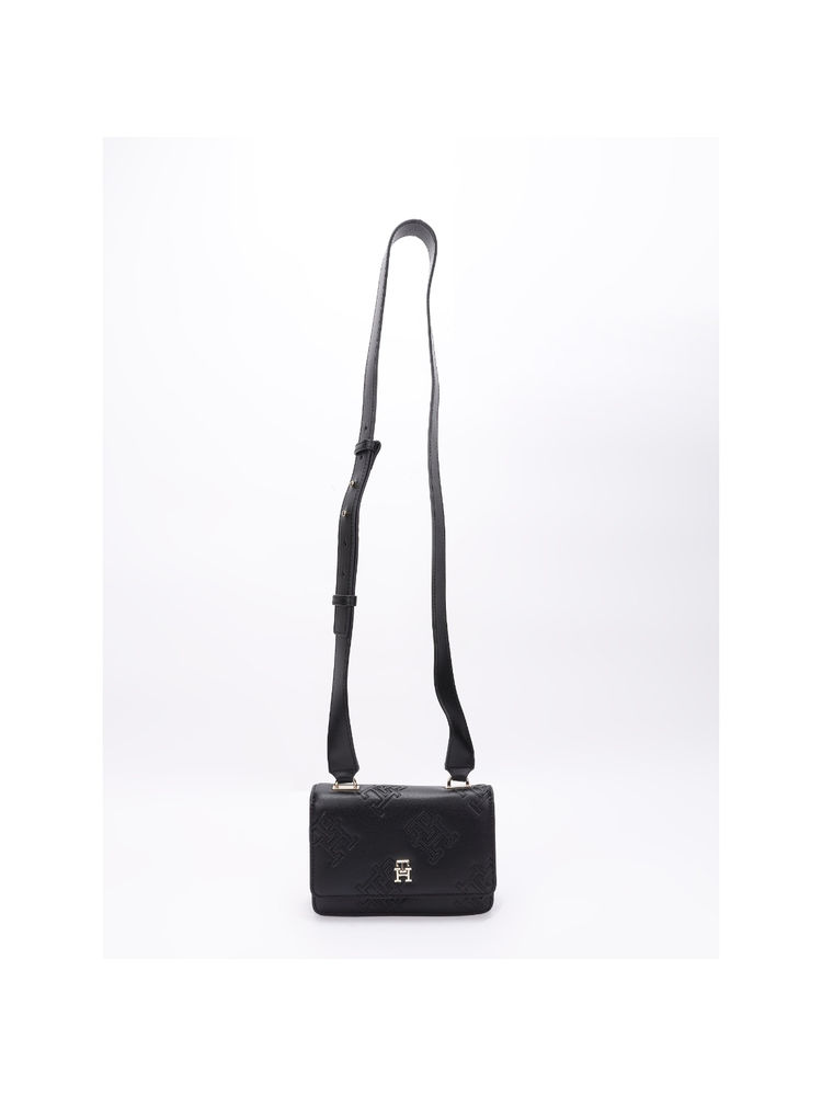 Tommy Hilfiger Black Fit Sling Bag-image-34