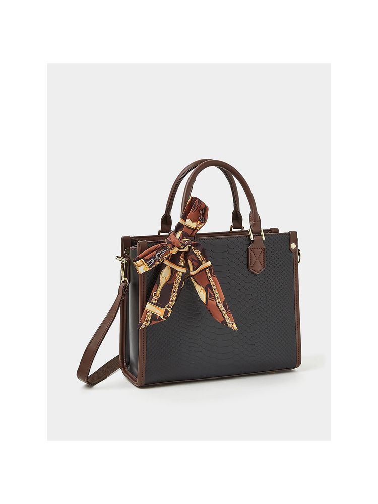 Styli Printed Scarf Handbag-image-2