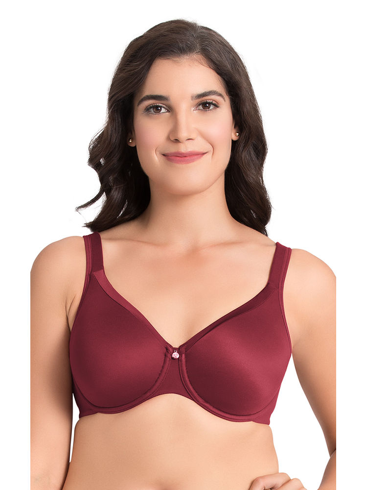 Ultimo Contour Support Bra - Maroon-picture-21
