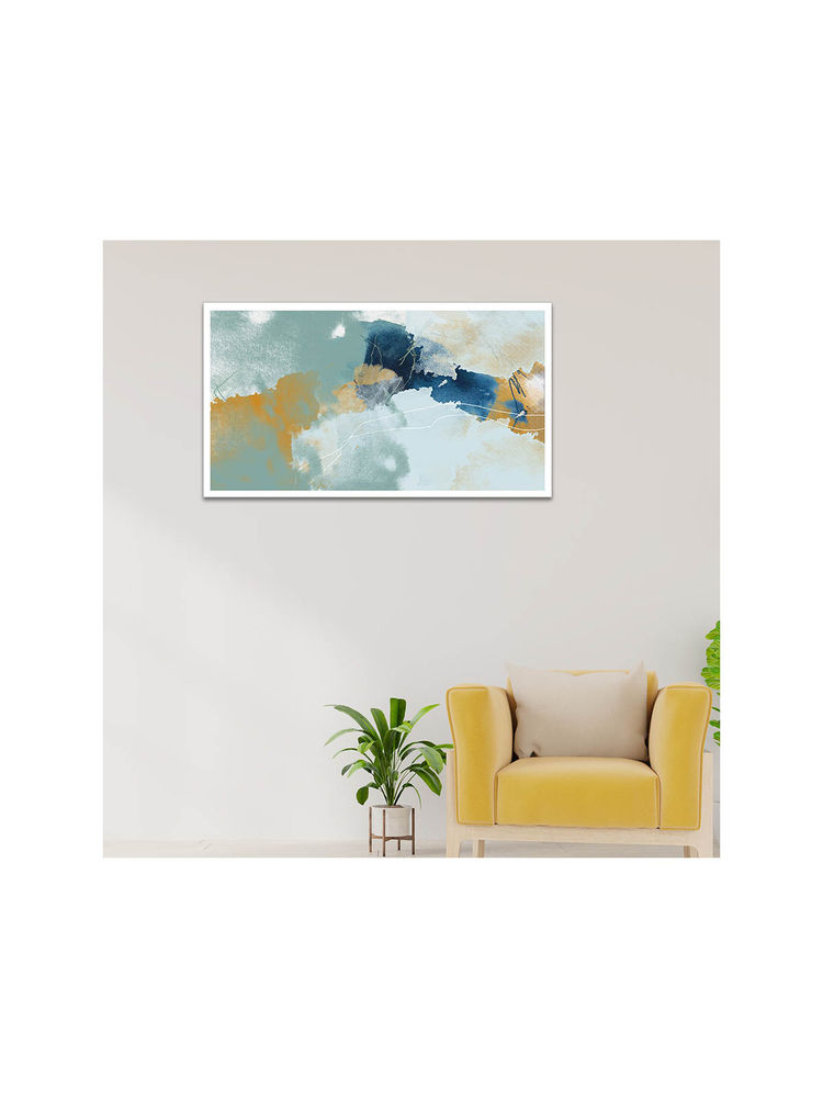 Dekorstation Abstract Art Print Colorful Cloud Floating Canvas Wall Painting-picture-13