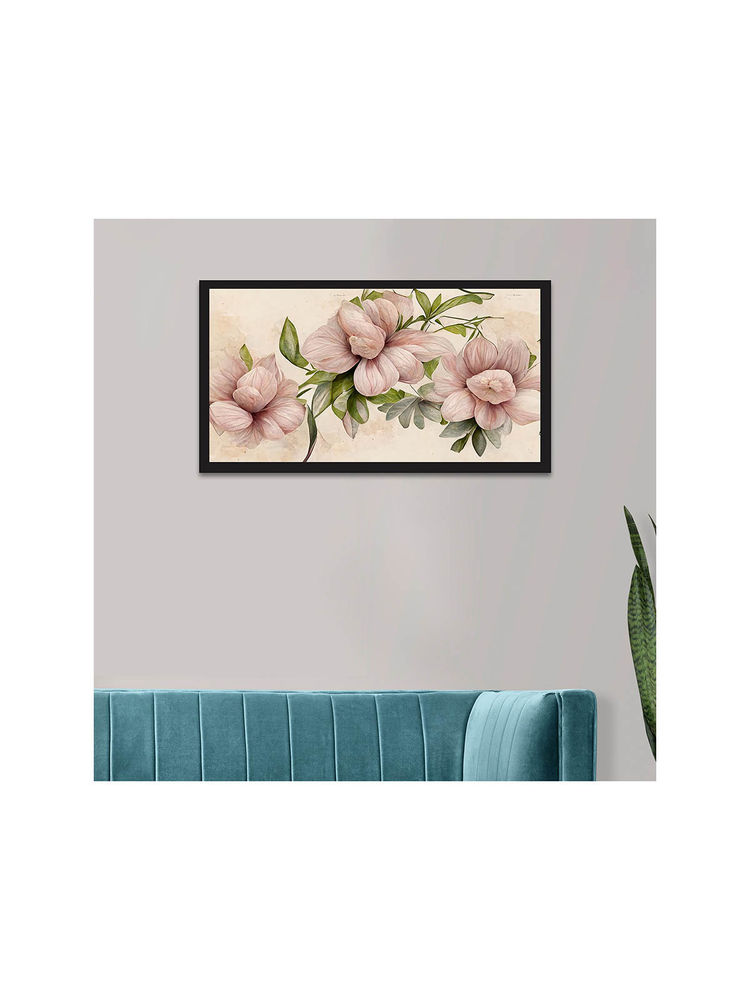 Dekorstation Panoramic 3D Flower Canvas Wall Painting-picture-20