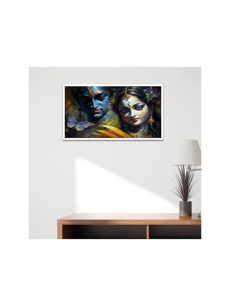 Dekorstation Beautiful Radha Krishna Canvas Wall Painting-picture-18