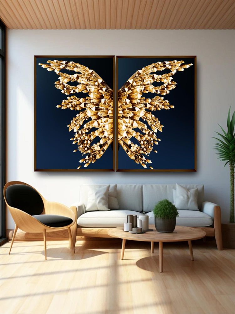 Artsense Premium Multi-Color Framed Canvas Wall Painting (Pack of 2)-image-10