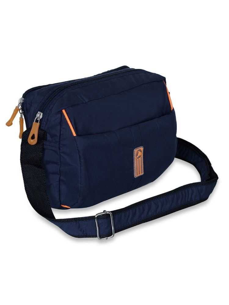 NFI Essentials Unisex Polyester Multipurpose Cross Body Sling Bag ( Y5Blue )