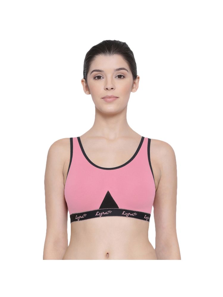 Lux Lyra 531 Baby Pink Premium Cotton Sports Bras-picture-21