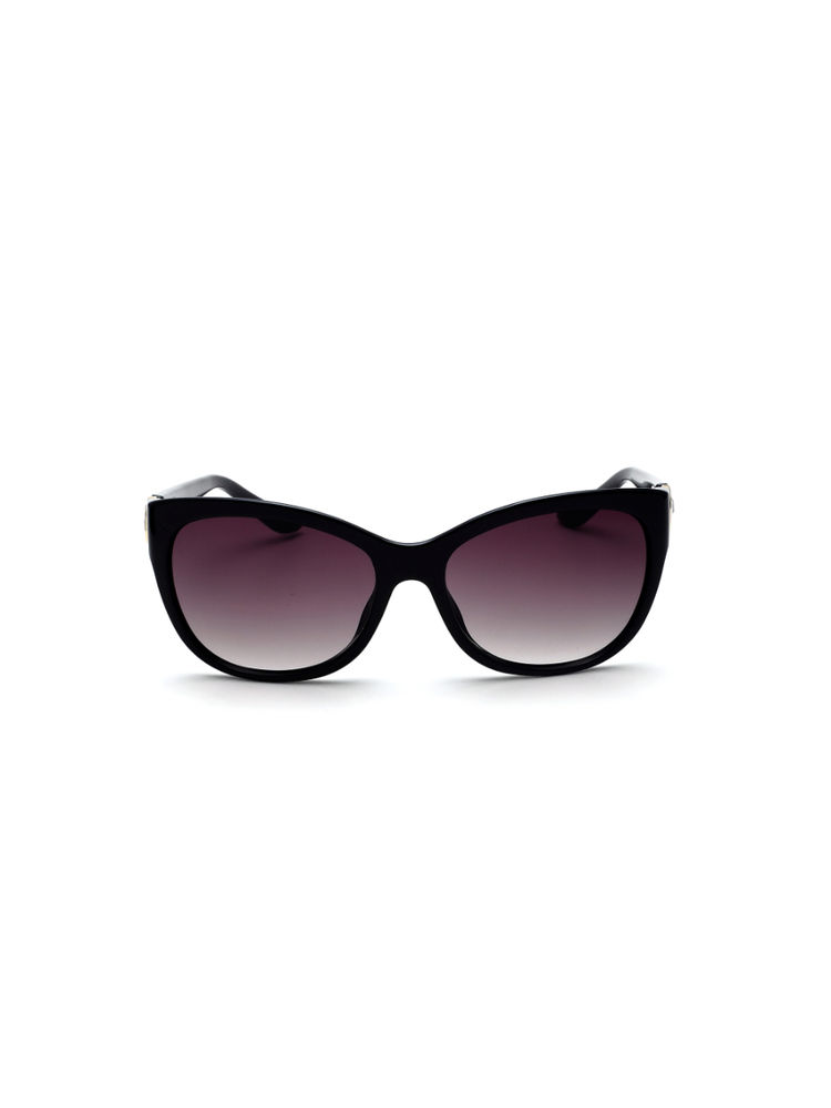 Bebe Green Lens Cateye Sunglass Full Rim Black Frame With Gradient (Bb 3038 C1 57)-image-8