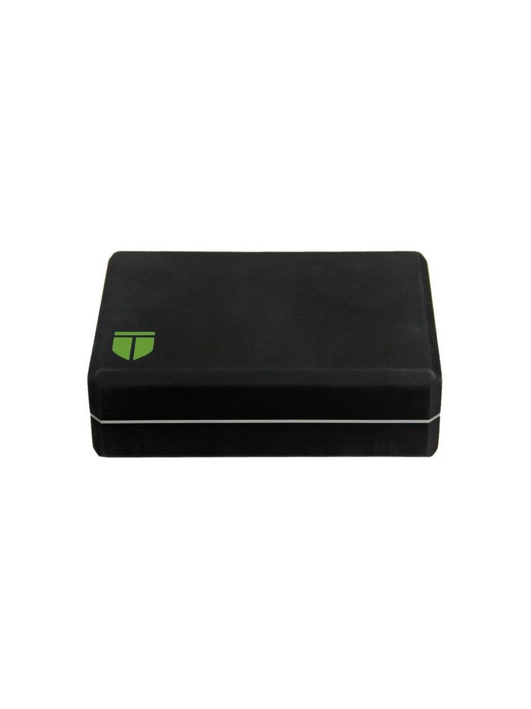 Tego Boost Yoga Block - Firm EVA - 3x6x9 Inches Yoga Blocks (Black and Green)-picture-12