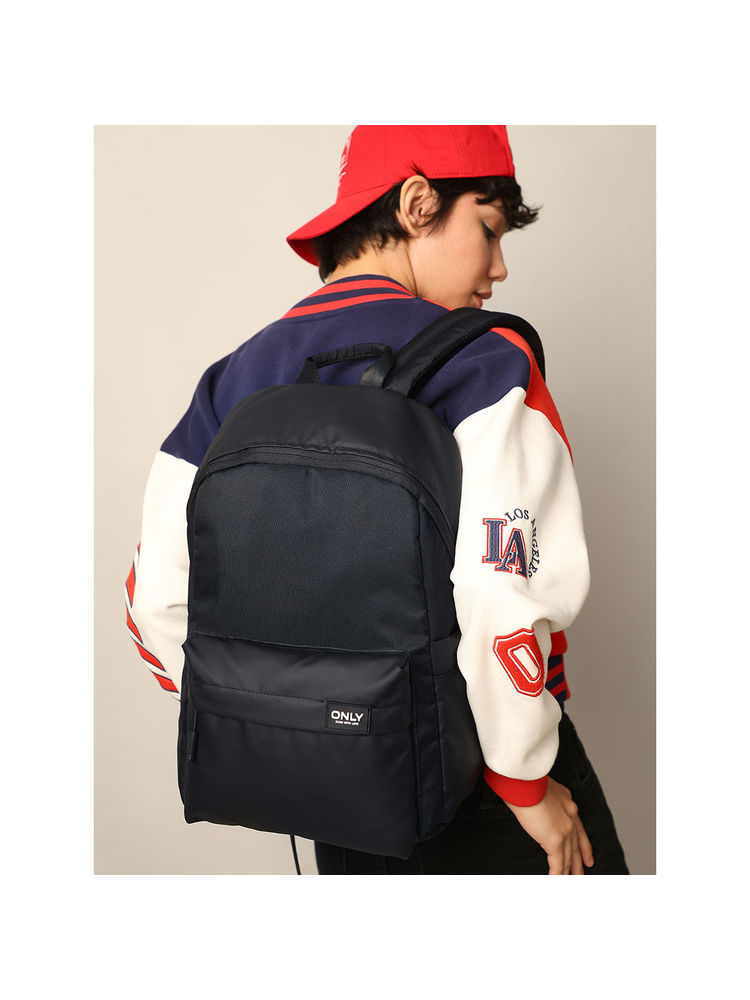 ONLY Black Solid Backpack-picture-15