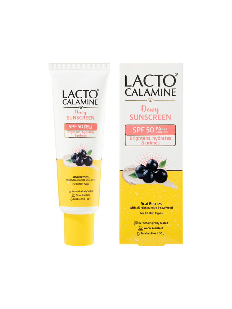 Lacto Calamine Dewy Sunscreen+Primer SPF 50 PFA +++ UVA & UVB Protection-picture-21