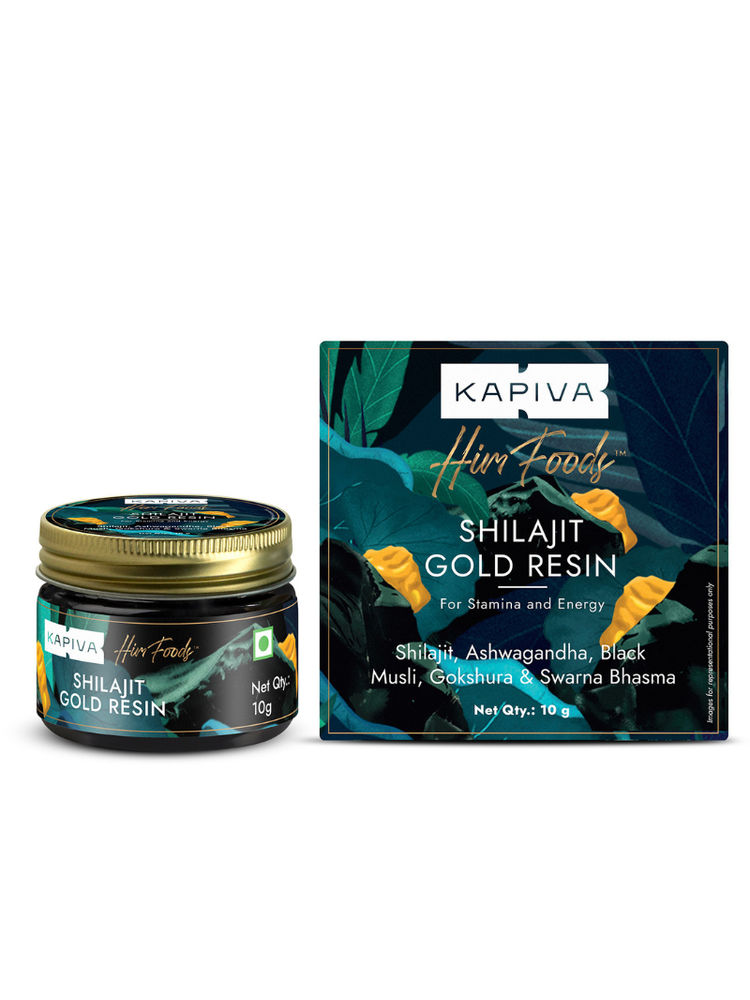 Kapiva Shilajit Gold Resin Helps in boosting Stamina, Contains 24 Carat Gold, 100% Ayurvedic