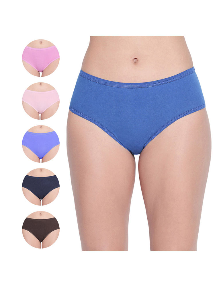 BODYCARE Pack of 6 100% Cotton Classic Panties in E26CD - Multi-Color