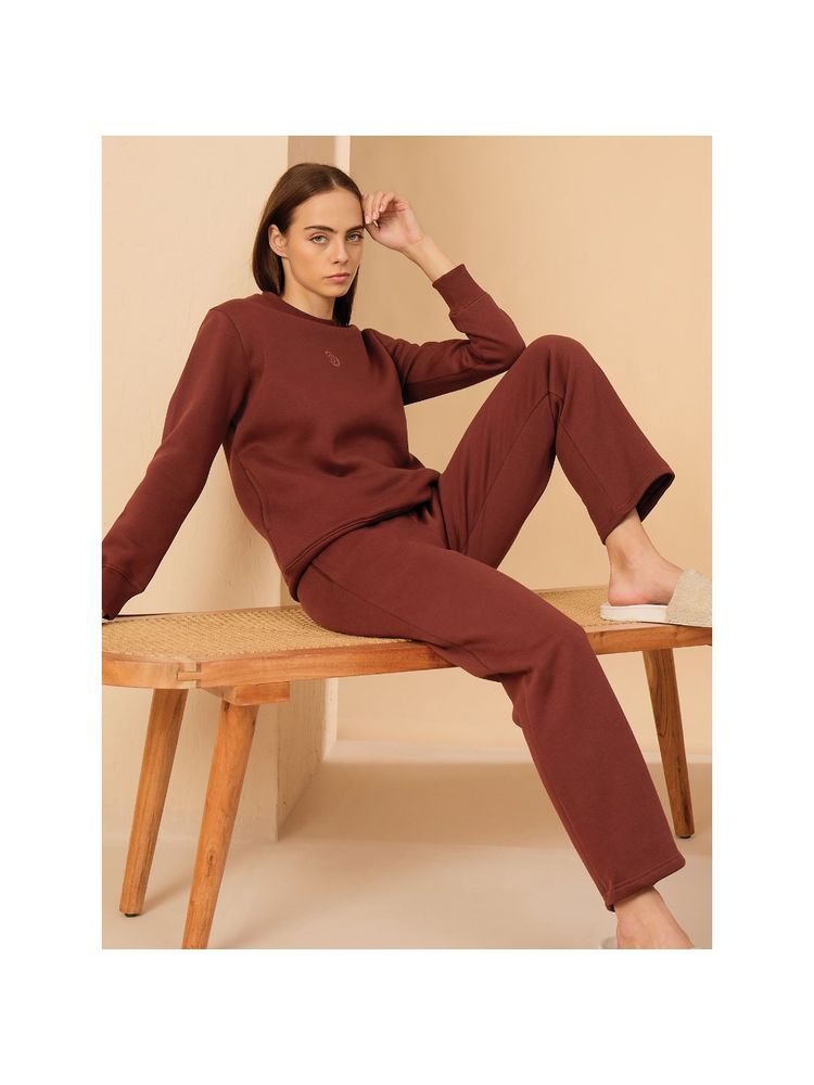 Sweet Dreams Brown Solid Sweatshirt and Pant-picture-13