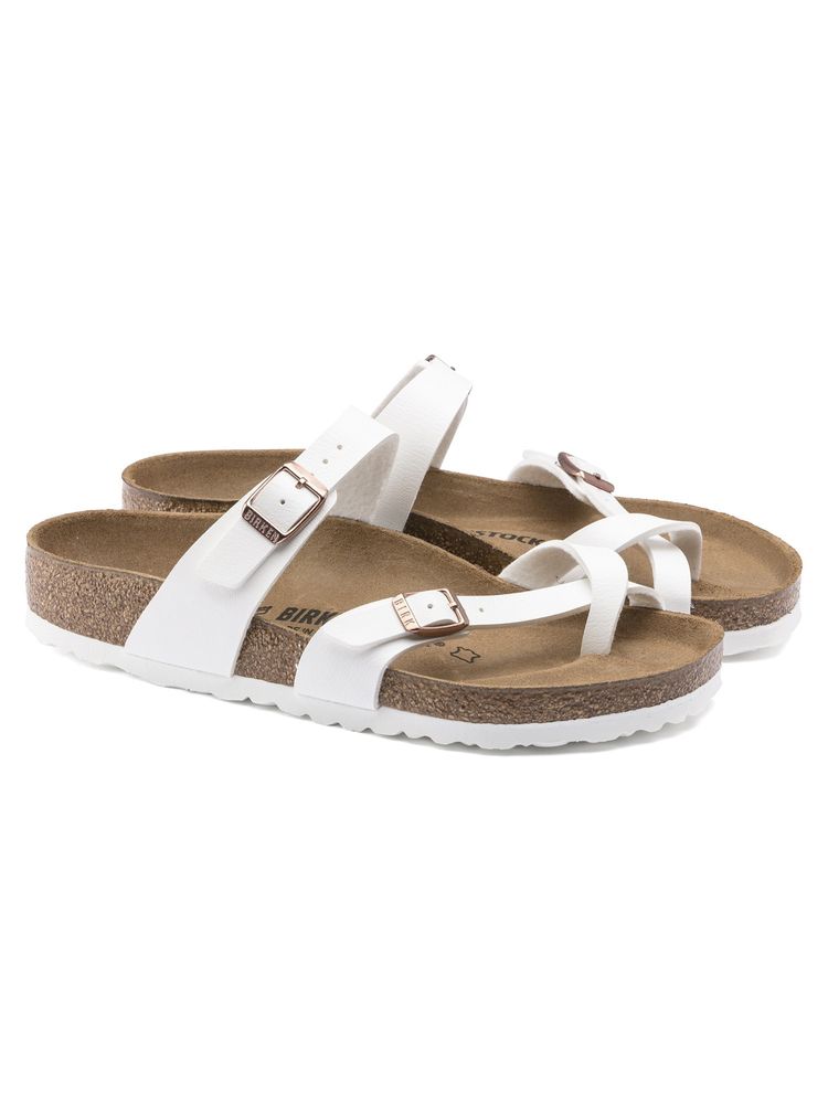 Birkenstock Mayari Solid White Regular Width Women Thong Sandals-image-6