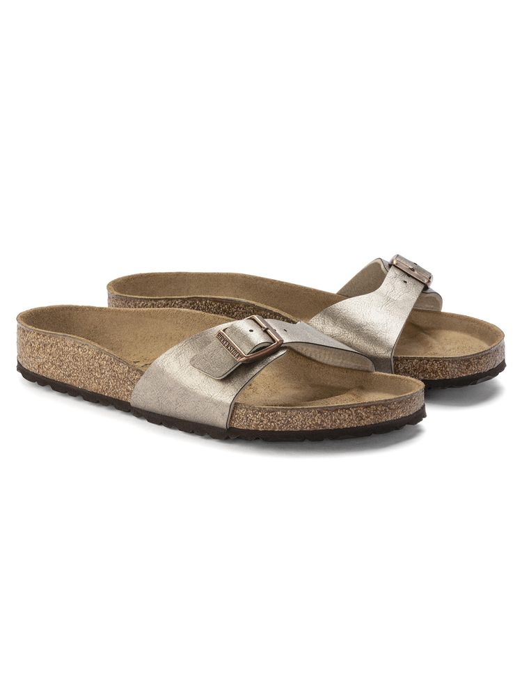 Birkenstock Madrid Solid Beige Narrow Width Women One-strap Sandals-picture-10