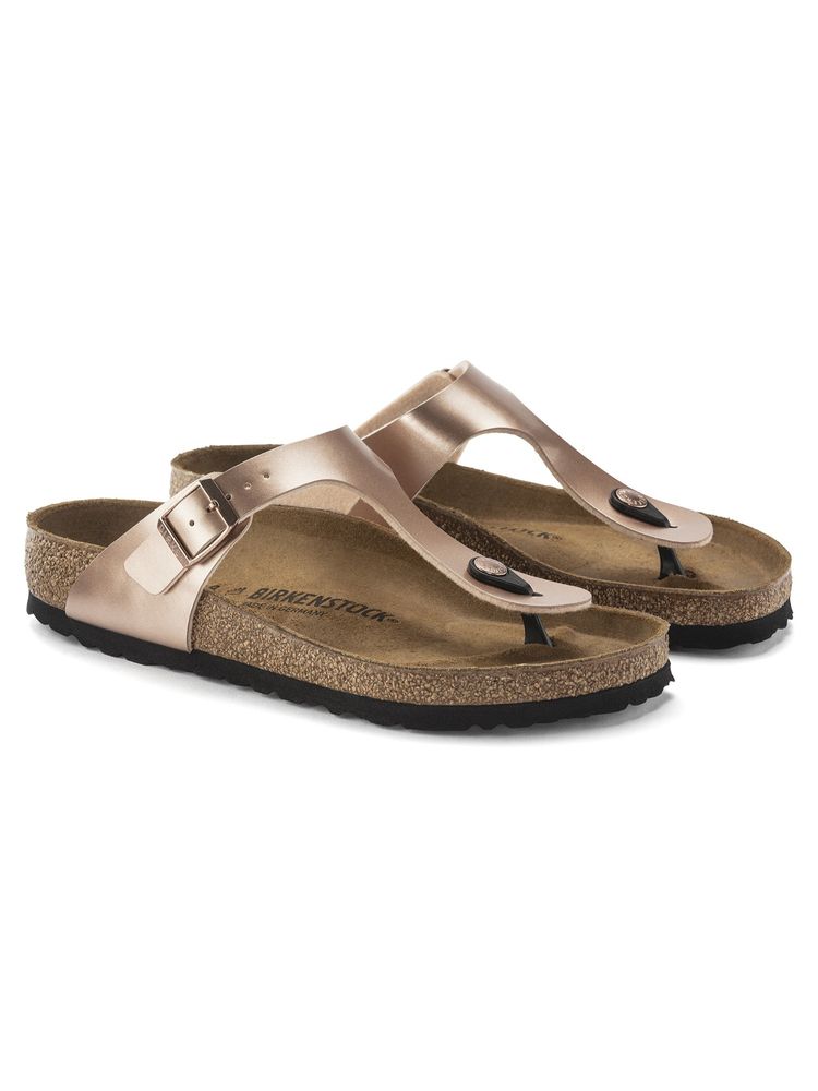 Birkenstock Gizeh Copper Regular Width Women Thong Flats-image-34