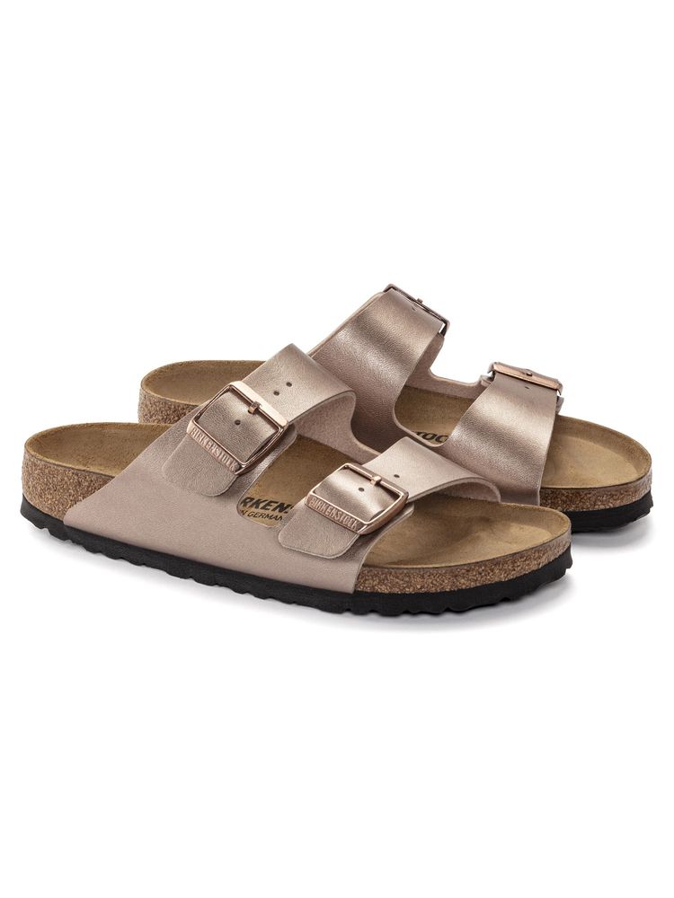 Birkenstock Arizona Copper Narrow Width Women Two-Strap Flats-image-26