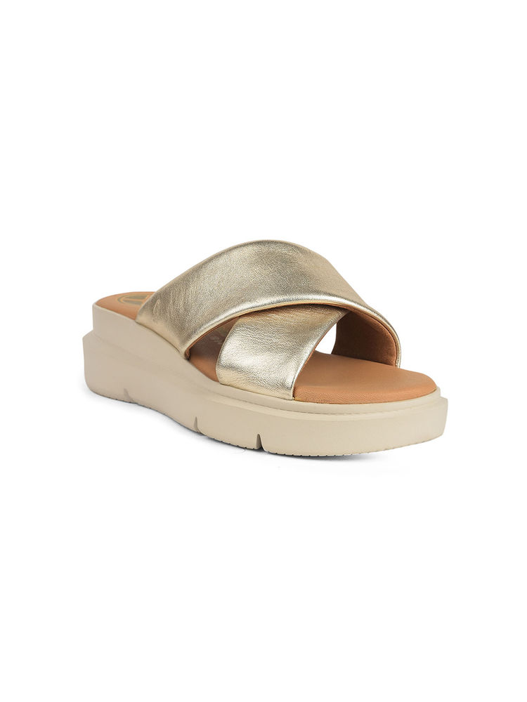 Hush Puppies Women's Gold Platform Sandals-picture-39