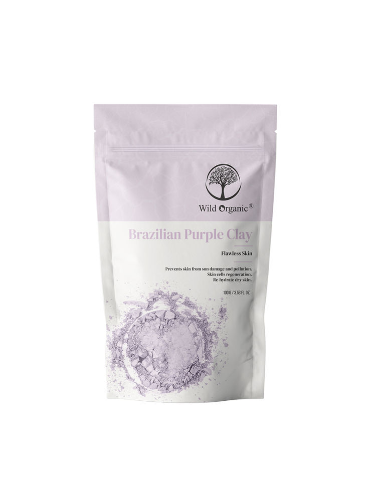 Wild Organic Brazilian Purple Flawless Skin Clay Powder