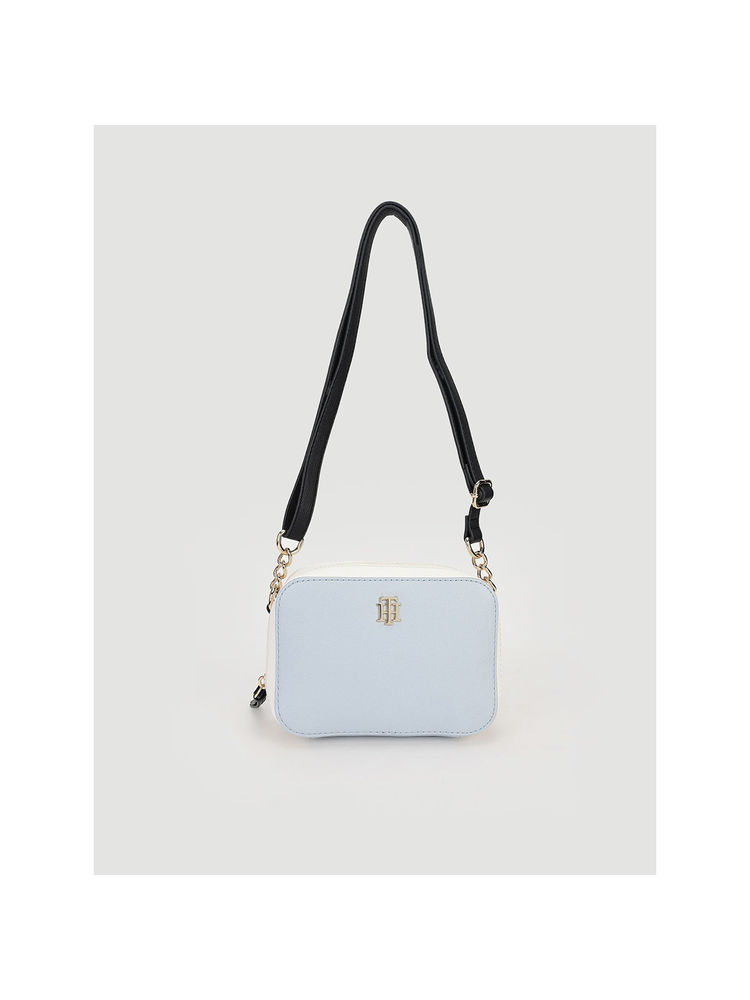 tommy hilfiger accessories Tommy Hilfiger Solid Blue Pu Sling Bag-picture-18