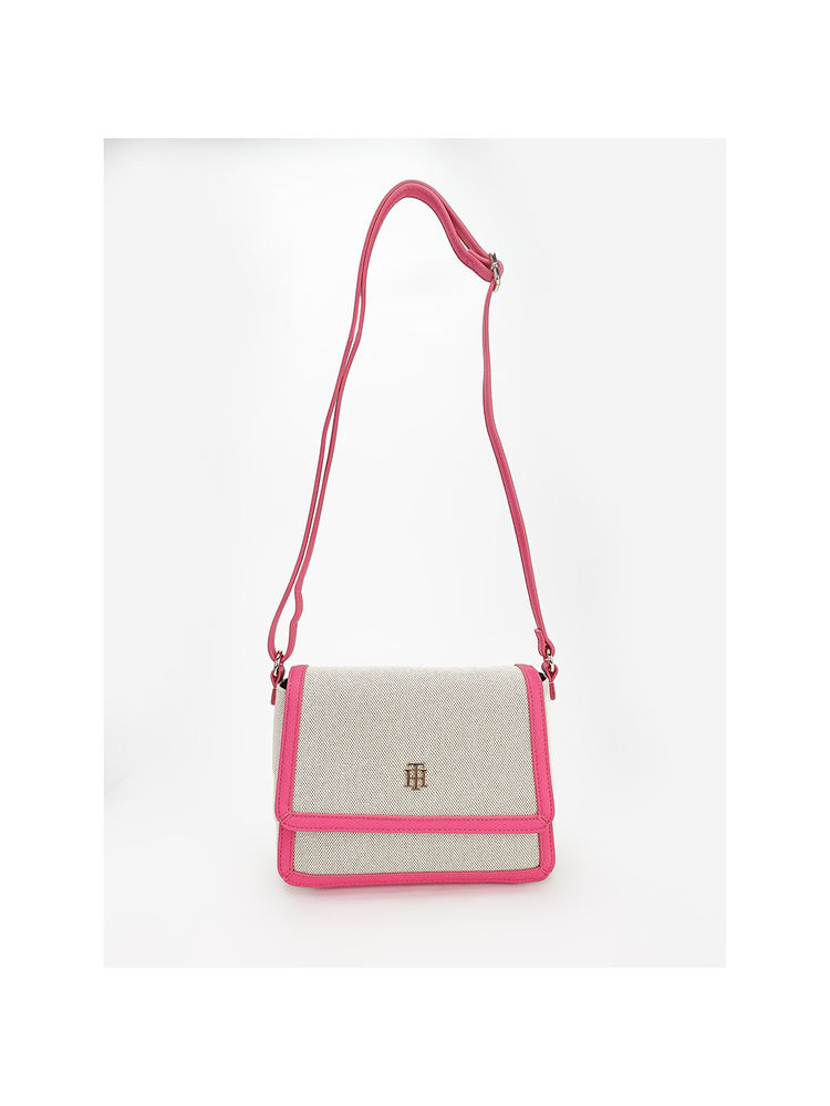 tommy hilfiger accessories Tommy Hilfiger Solid Pink Polyester Sling Bag-picture-28