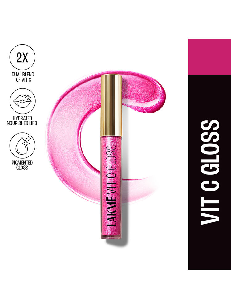 Lakme Superglow Glass Finish Lip Gloss oil with Vitamin C-image-2