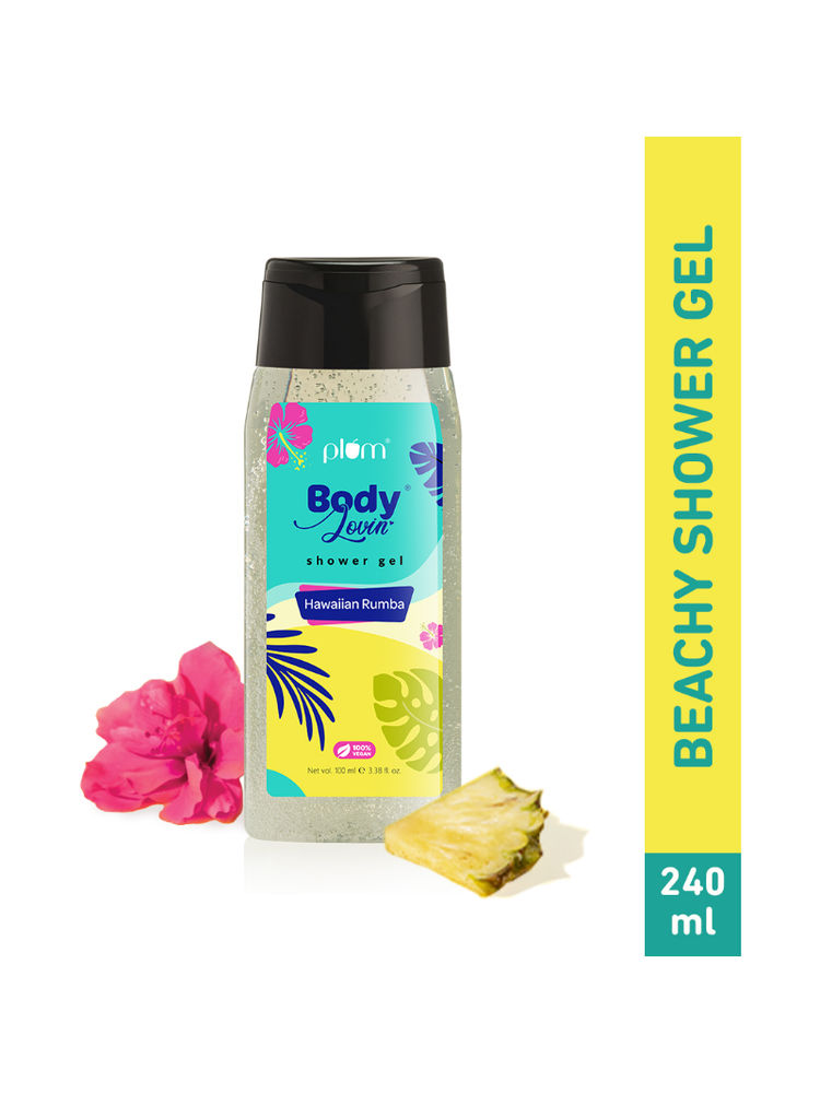 Plum BodyLovin' Hawaiian Rumba Shower Gel - Fresh Beachy SLS-Free Body Wash-picture-17