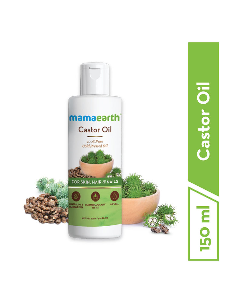 Mamaearth Castor Oil 100% Pure Cold Pressed Oil For Skin- Hair & Nails-image-4