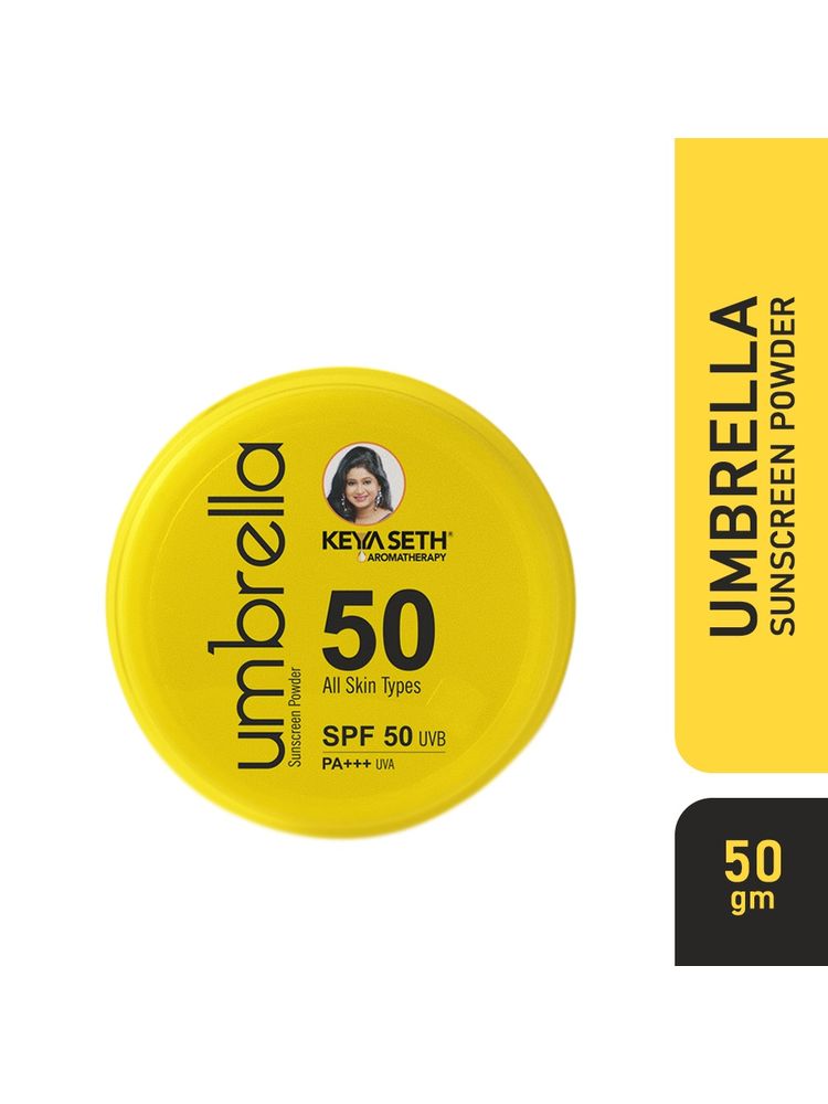 Keya Seth Aromatherapy Umbrella Sunscreen Powder SPF 50 UVB PA+++ UVA