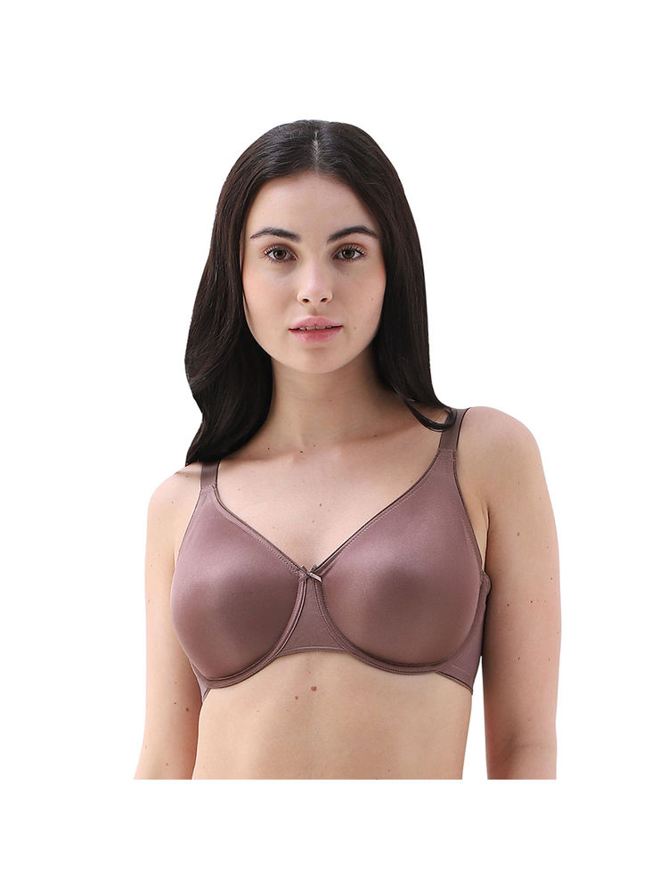 Wacoal Pixie 2.0 Non Padded Wired Full Cup Plus Size Full Support Minimizer Bra -Brown-picture-10