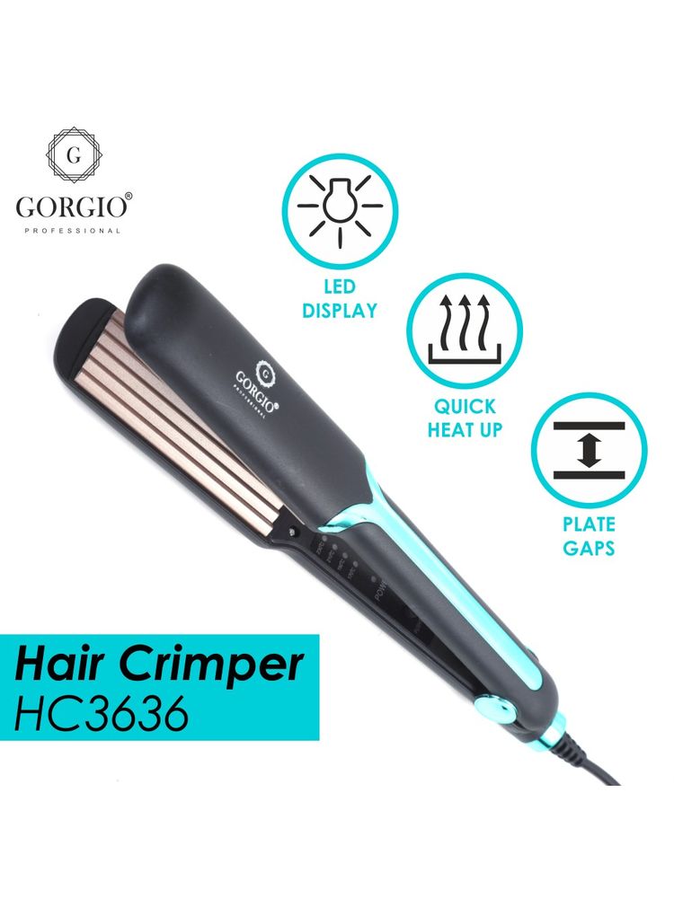 Gorgio Professional High Performance Hair Crimper - HC3636-picture-22