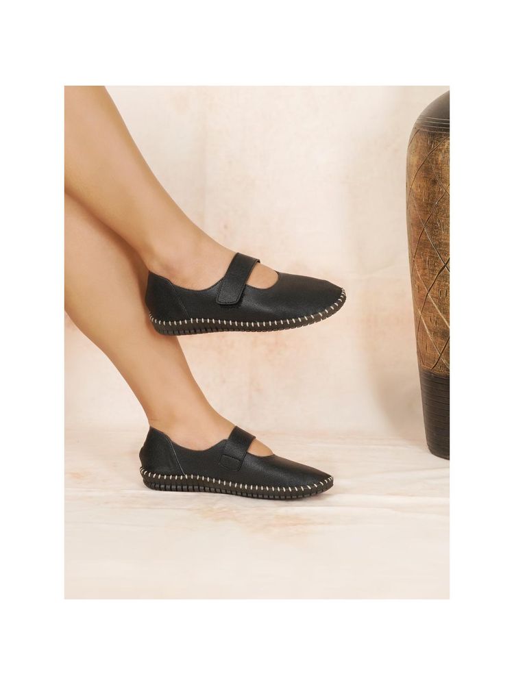 Sherrif Shoes Women Black Casual Solid Ballerinas-picture-16