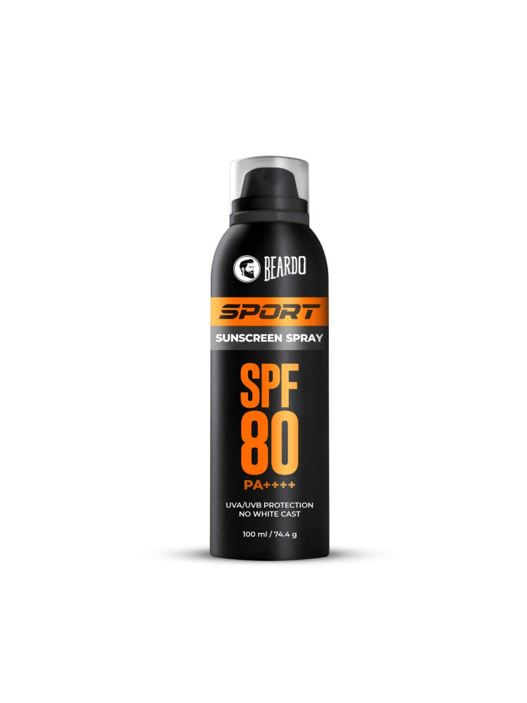 Beardo Sport Sunscreen Spray SPF 80 PA++++-image-24