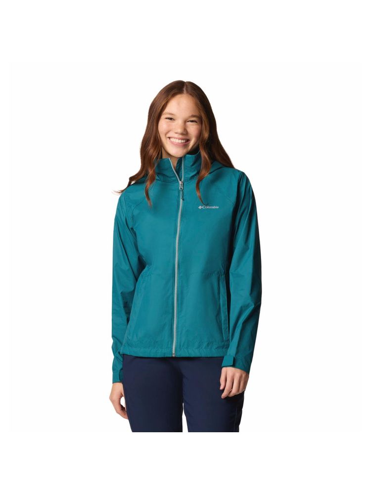 Columbia Womens Teal Omni-Shield Switchback IV Rain Jacket-picture-27