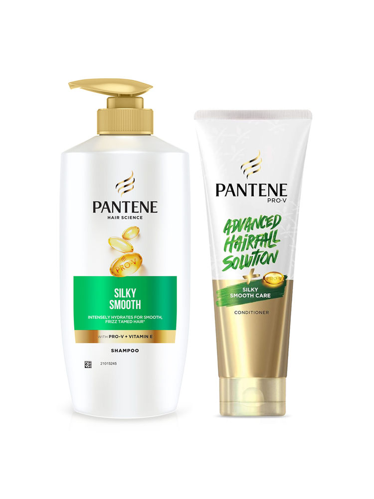 Pantene Advanced Hair Fall Solution Silky Smooth Care Shampoo & Conditioner Combo-picture-18