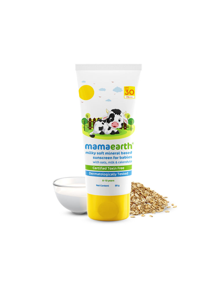 Mamaearth Milky Soft Mineral Based Sunscreen For Babies-picture-27
