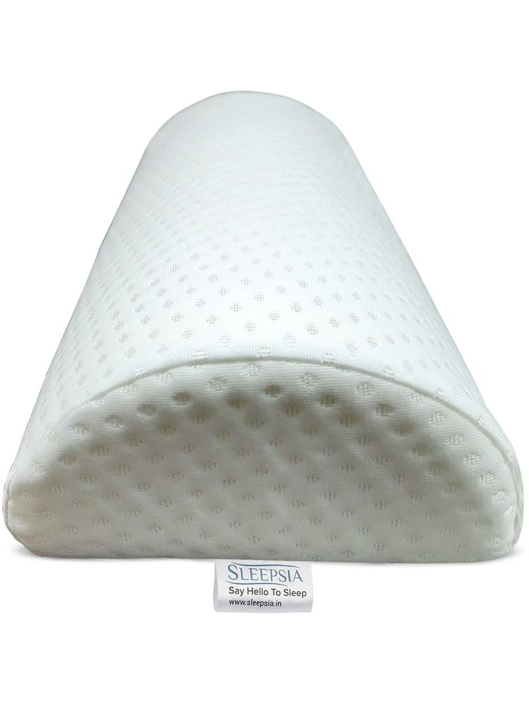 SLEEPSIA Semi Roll Bolster Pillow For Lower Back Pain Relief - Knee- Leg And Back Support Pillow-picture-23