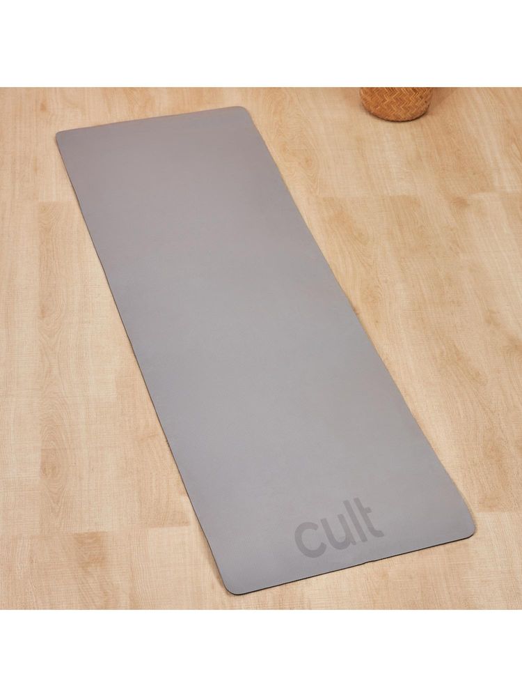 CULT Yoga Mat Eva 6Mm Grey/Black With Carry Strap