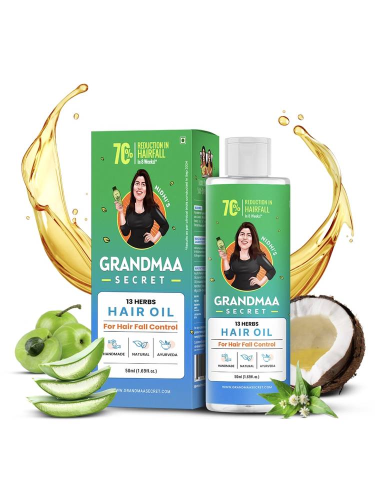 NIDHI'S GRANDMAA SECRET 13 Herbs Hair Oil For Hair Fall Control