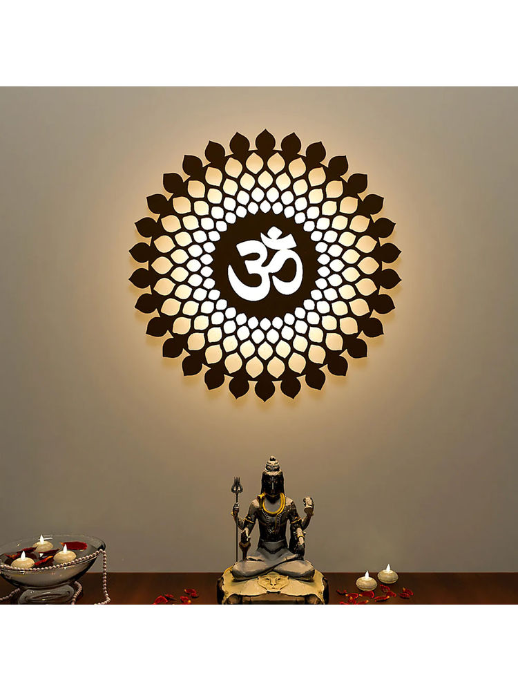 Dekorstation Spiritual Illumination Om Mandala Wall Hanging-image-40