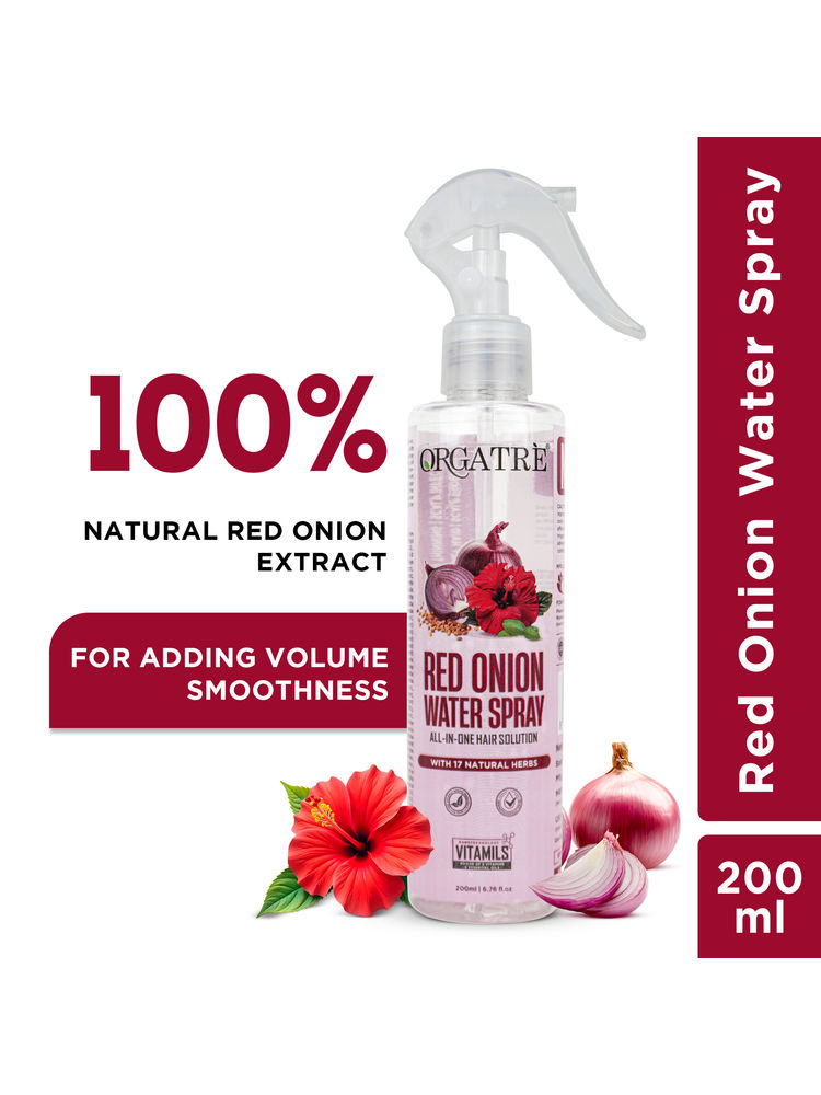 Orgatre Red Onion Water Spray With 17 Natural Herbs-picture-11
