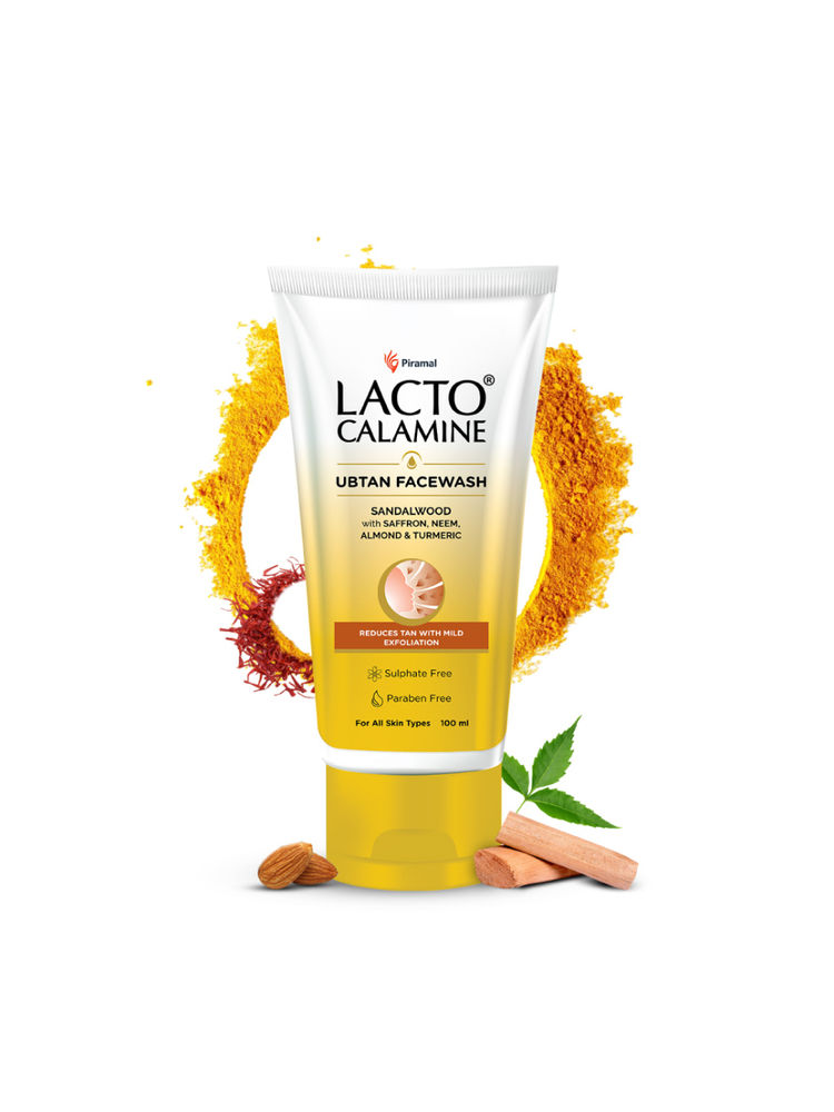 Lacto Calamine Ubtan Face Wash For Detan & Glowing Skin With Sandalwood, Saffron & Turmeric-image-13